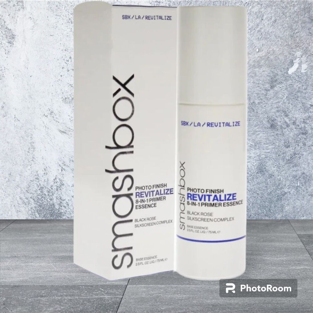 Smashbox Photo Finish Revitalize 8in1 Primer Essence NIB 75ml/2.5oz Ret $34!